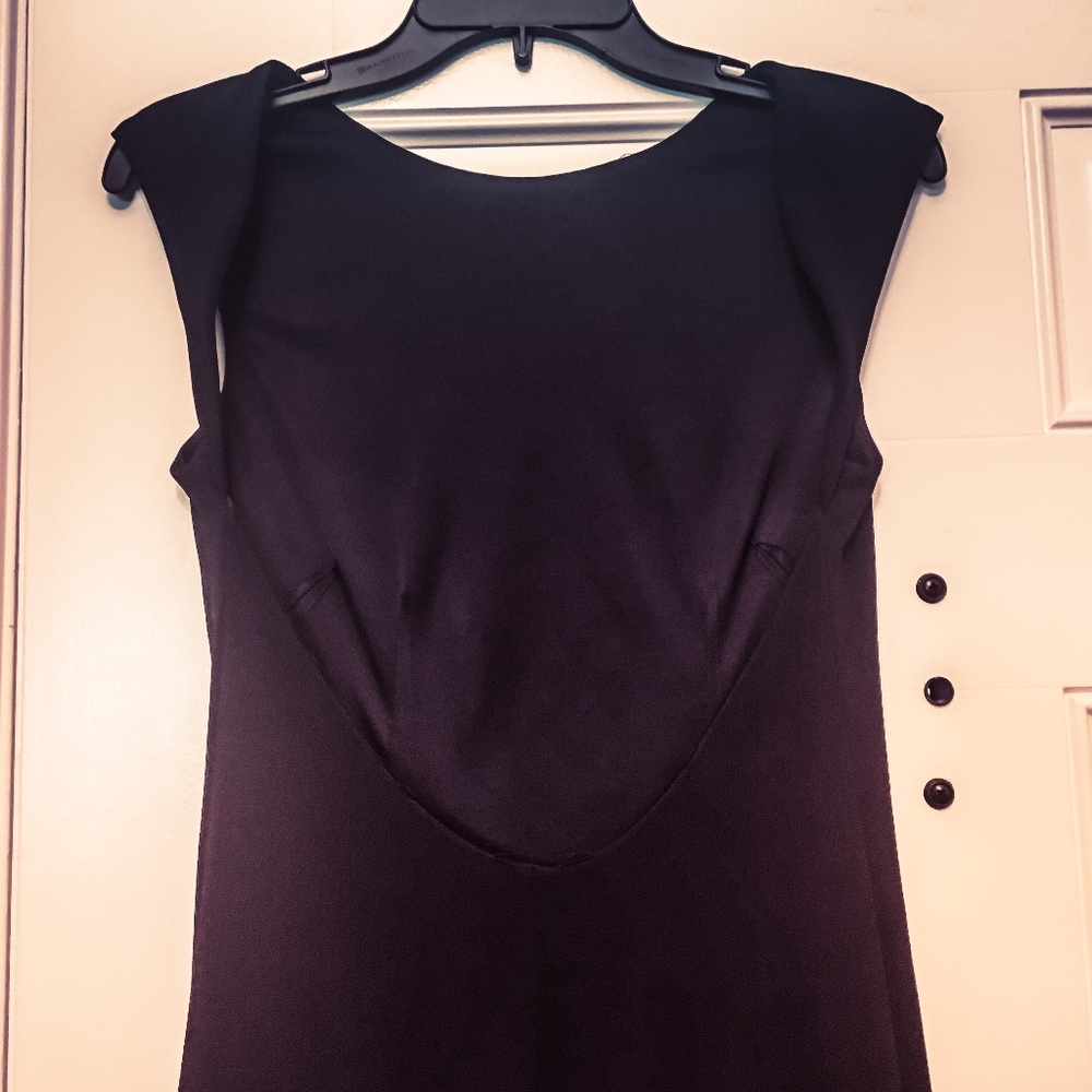 Vintage 90s Formal Dress. Dark Plum backless. GUC
